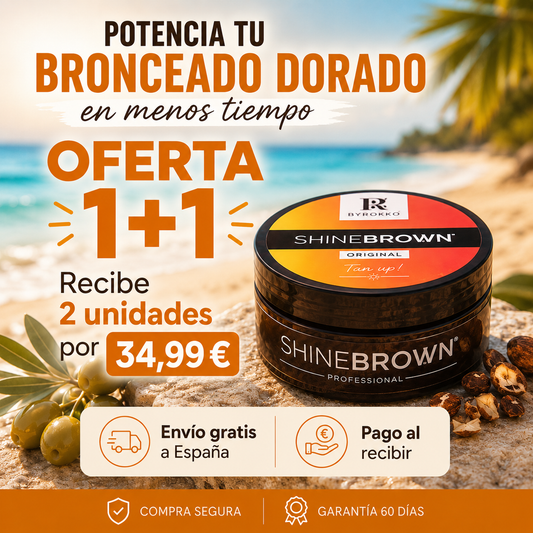 Shine Brown Bronceado Dorado en Menos Tiempo
